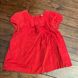 Red Kids Top with Bow Detail